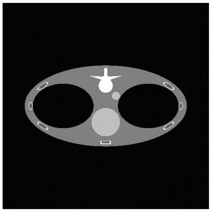 A dual-energy CT image iterative reconstruction method