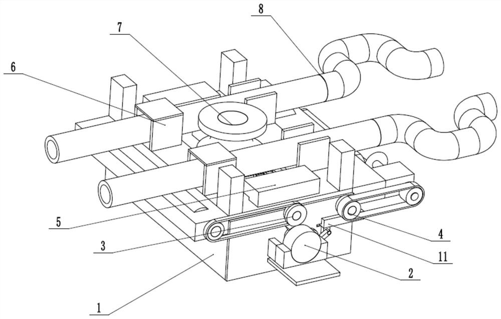 Medical pipe machining device and machining method thereof