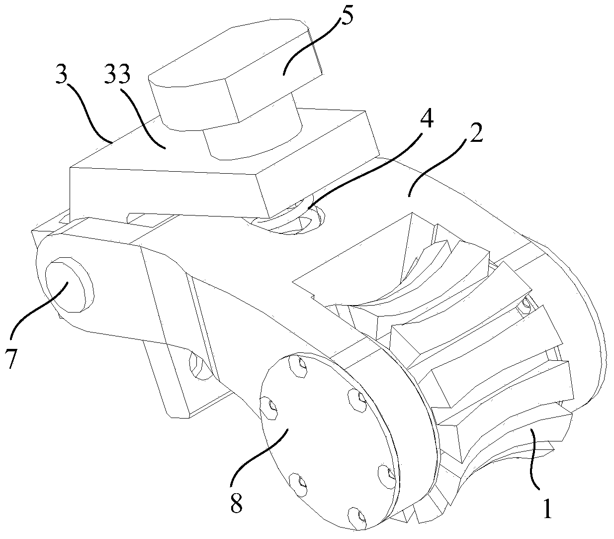 Mooring rope clearing device and pressure regulating mechanism thereof