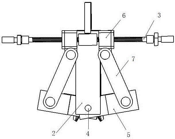 Upper body-halving walking device