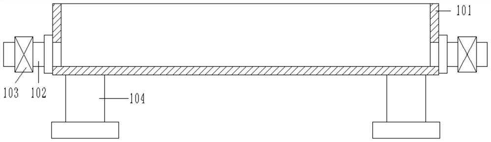 Zero-discharge recycling treatment device and process for electroplating heavy metal wastewater