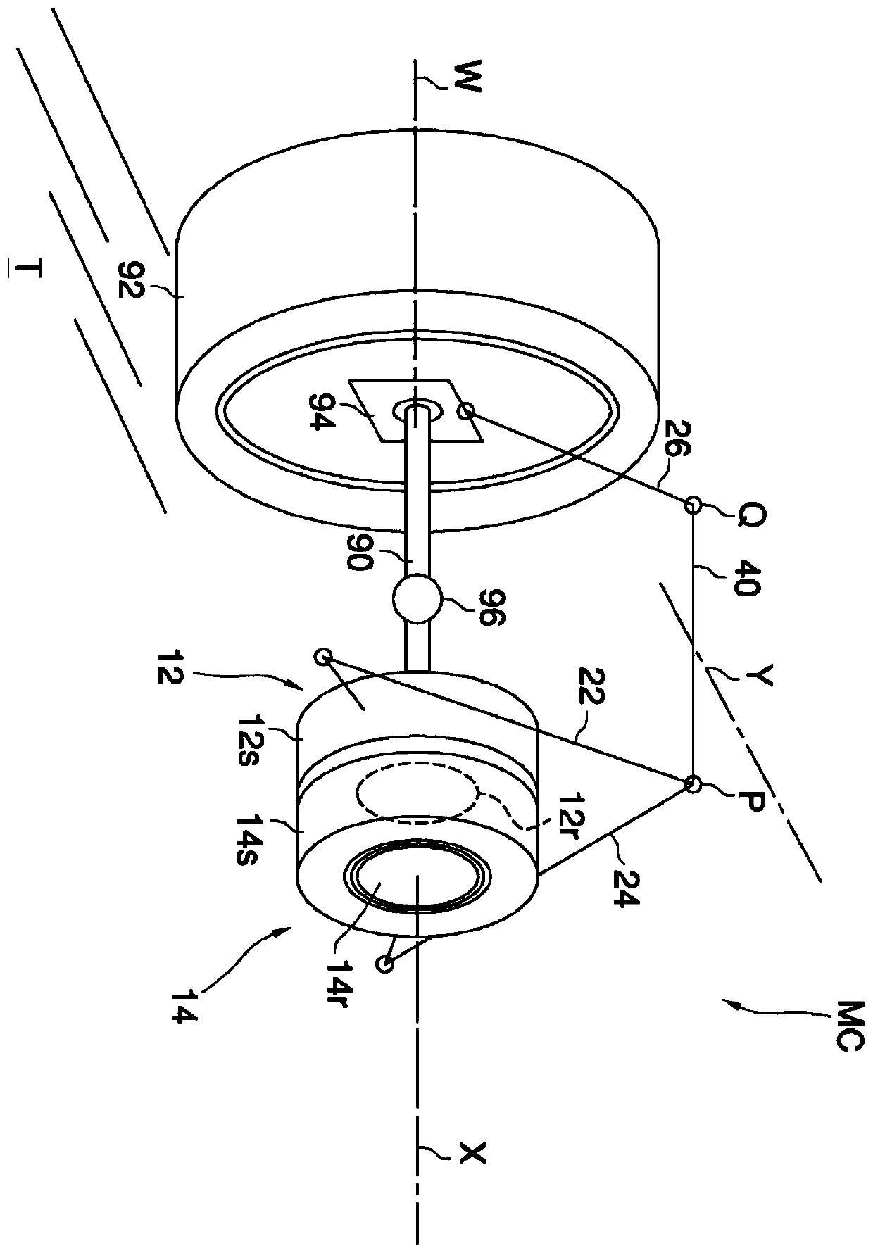 Traction and suspension system