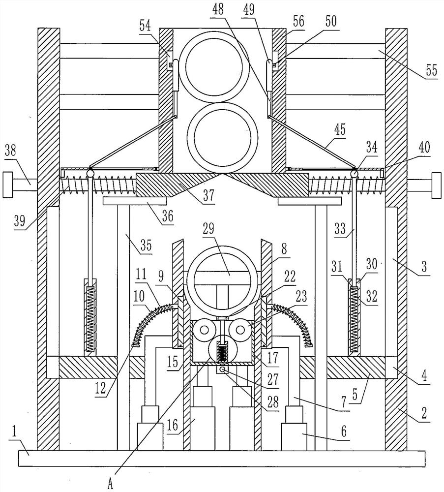 An automatic grinding device for outer surface of steel pipe processing