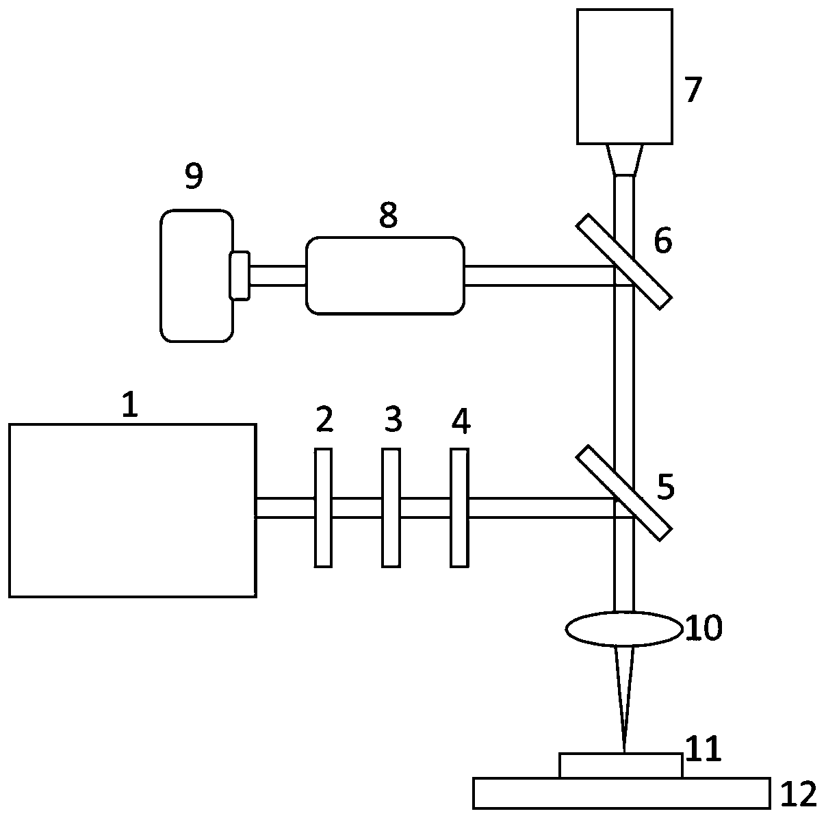 Method for preparing bulk molybdenum disulfide surface Raman-enhanced substrate through femtosecond lasers