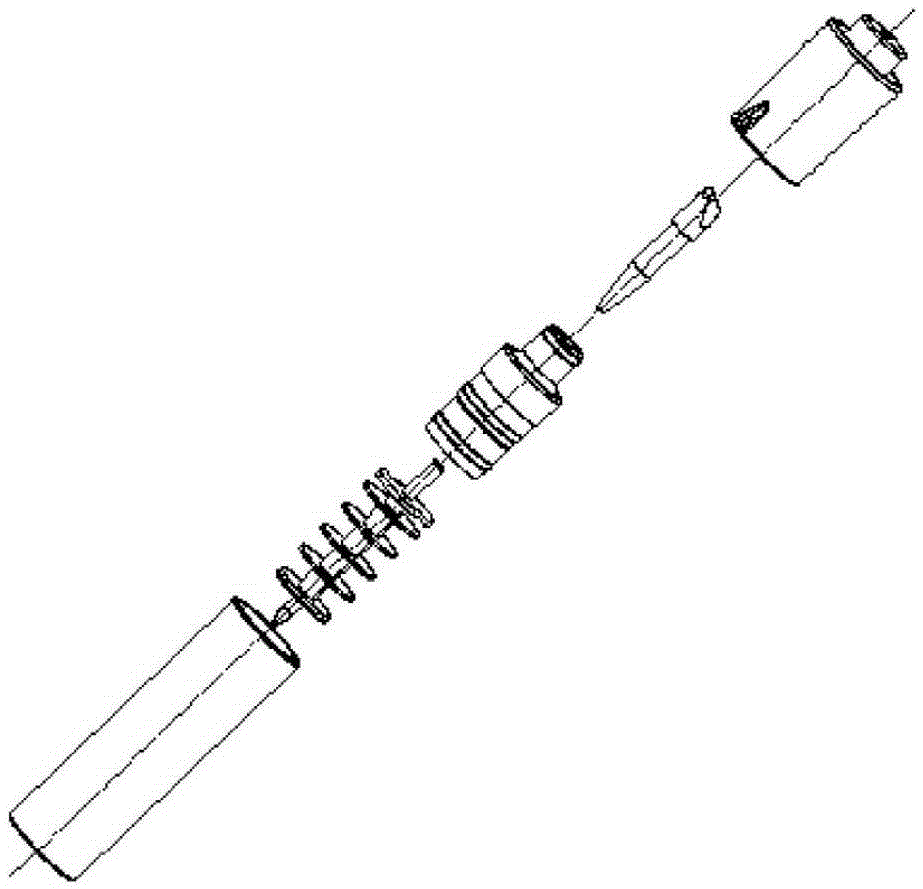 Straight liquid type water isolator