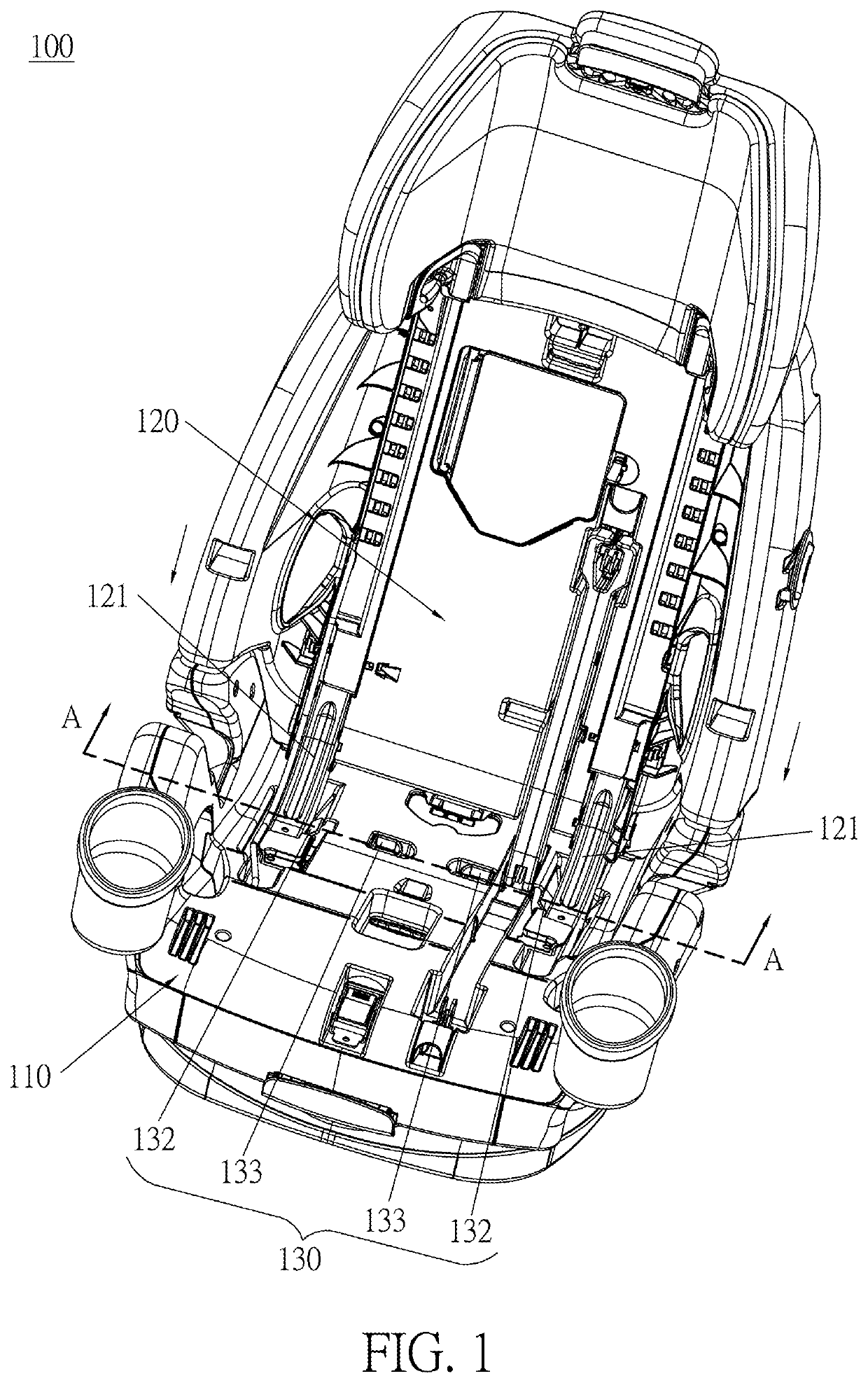 Backrest locking mechanism and child safety seat therewith