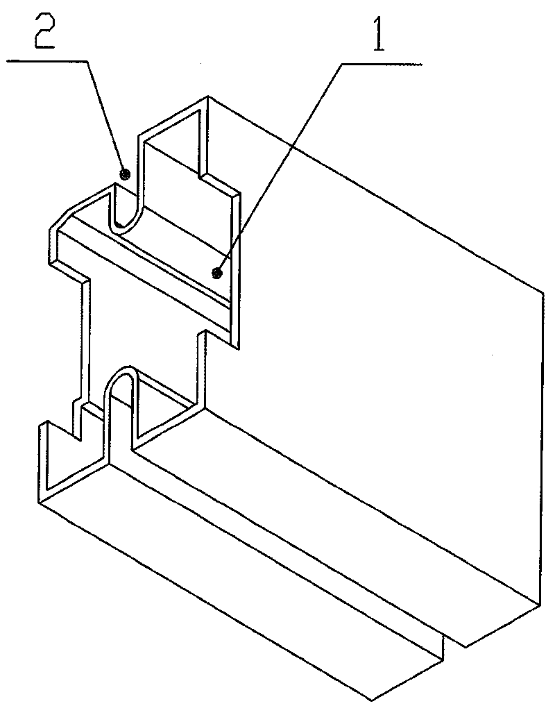 Double-opening spout for dodging chip element