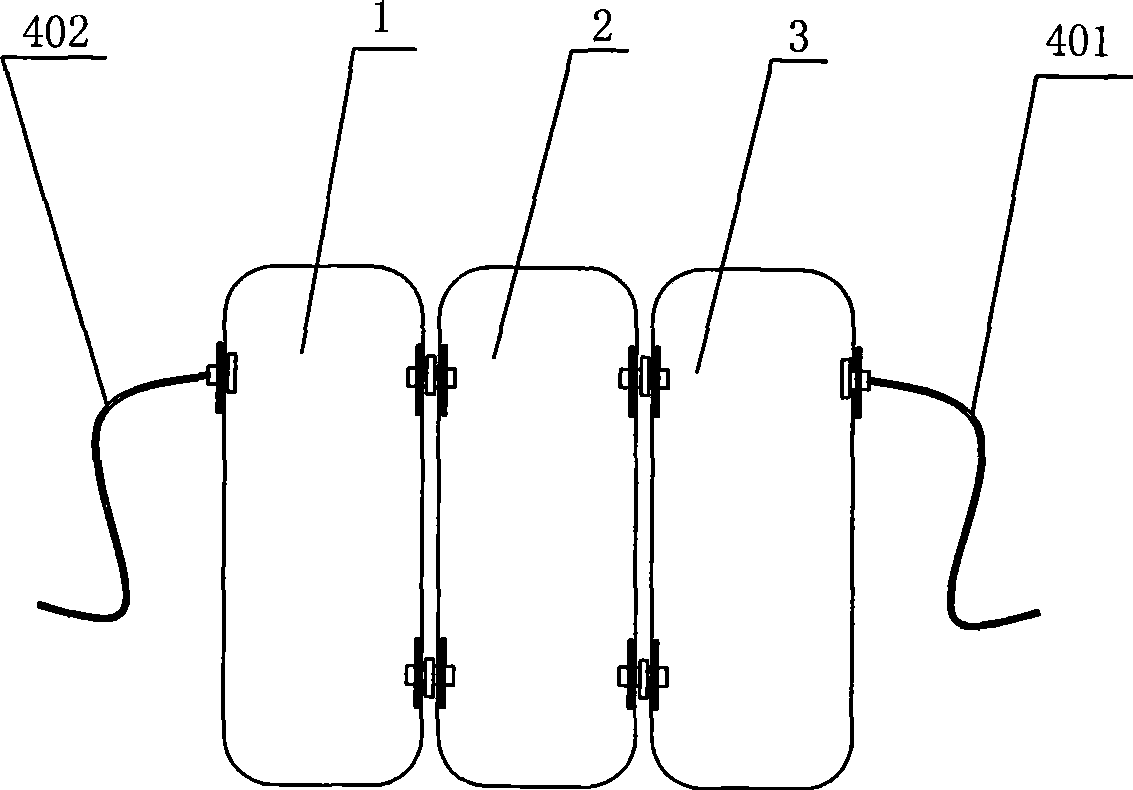 Flexible loading system for stope mine pressing three-dimensional physical simulation test stand