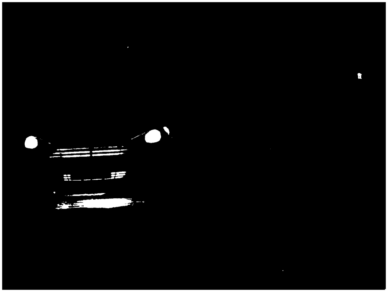 Automobile night vision anti-halo image segmentation and evaluation method based on infrared and visible light fusion