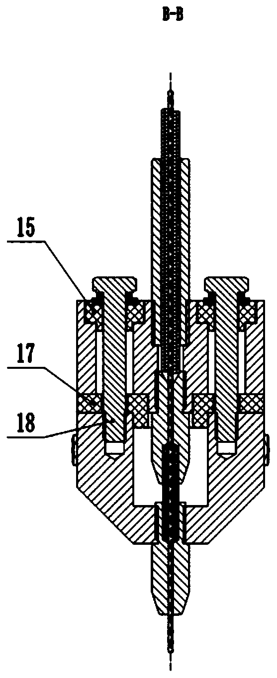 Wire laser cladding hot wire device