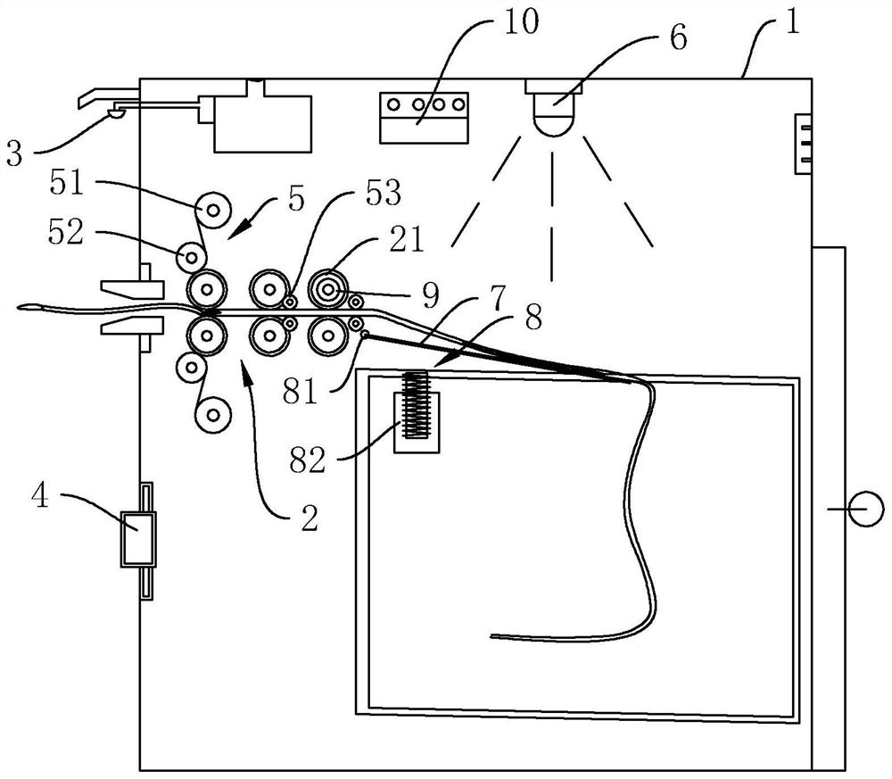 Non-contact type waste mask automatic recycling box