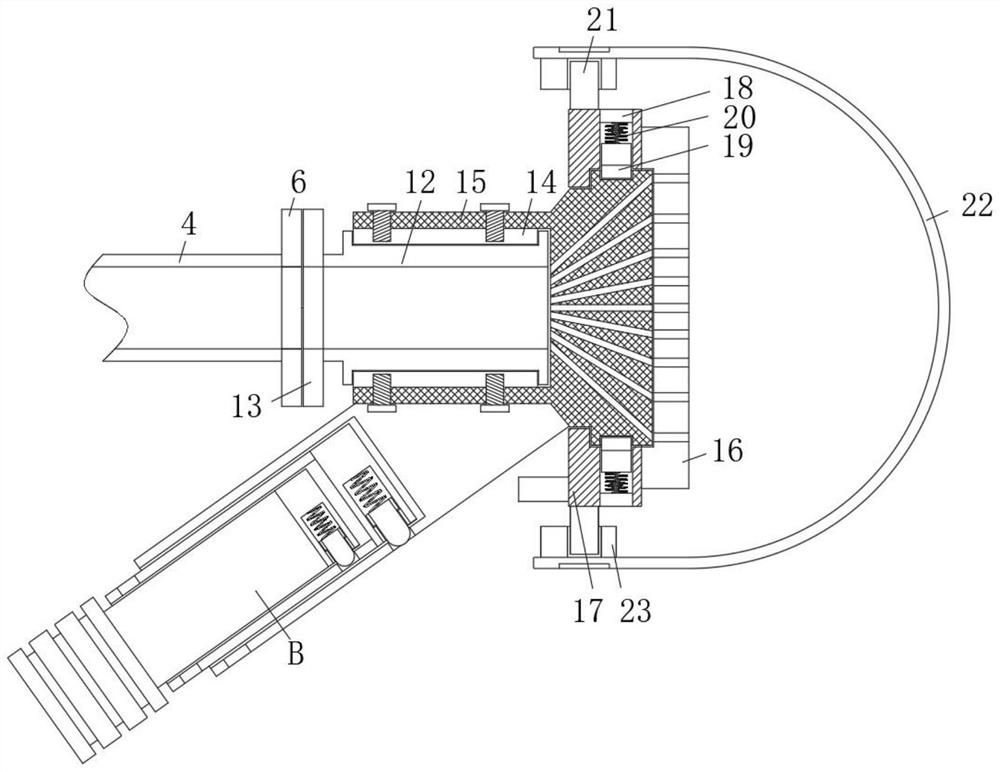 Fire-fighting box facilitating rapid unwinding of pipeline