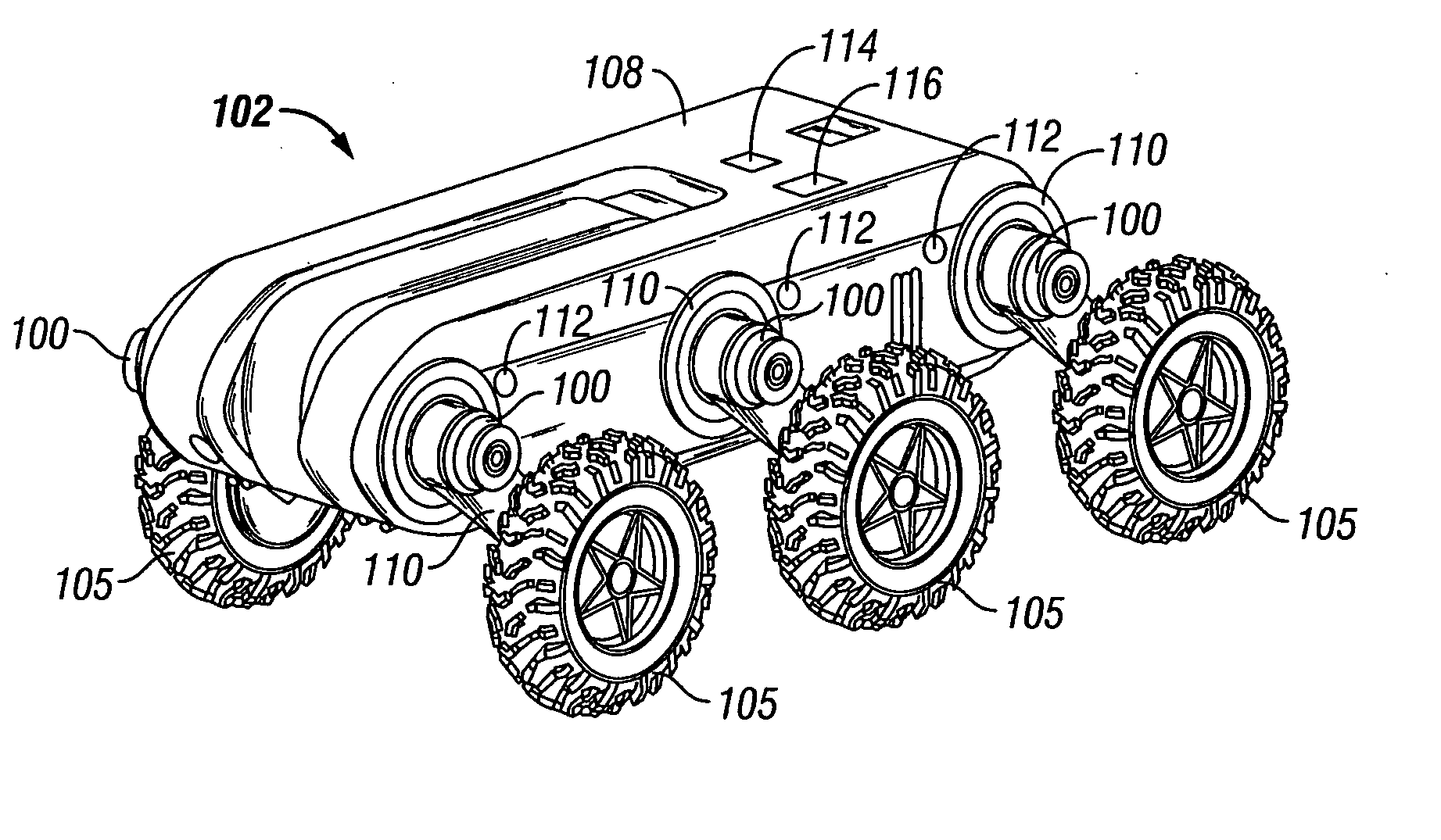 Articulated vehicle suspension system shoulder joint