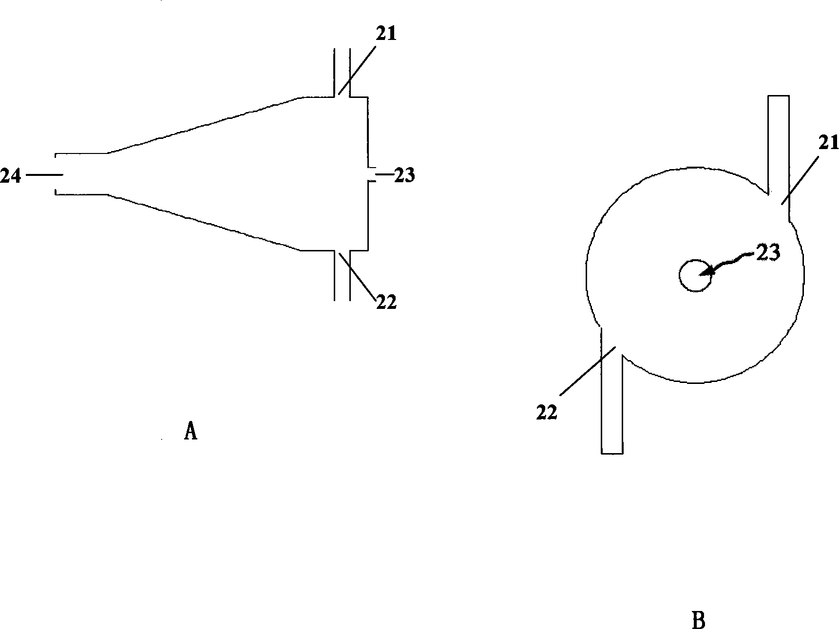 Micron bubble-generating device and special cyclone thereof