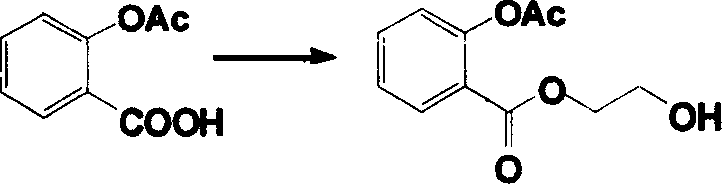 Anti-oxidizing derivative of aspirin and its synthetic method and use