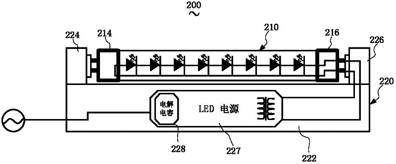 LED lamp and LED lamp tube thereof