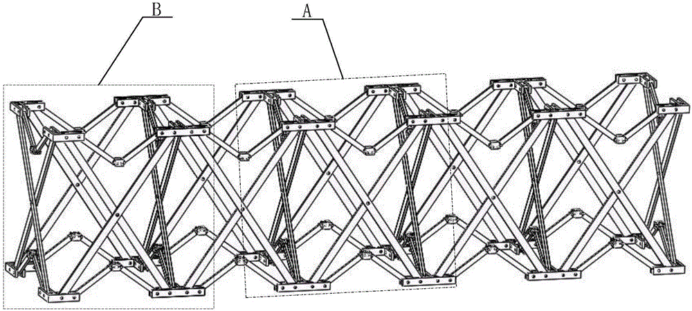 Torsional spring driven shear fork extending arm