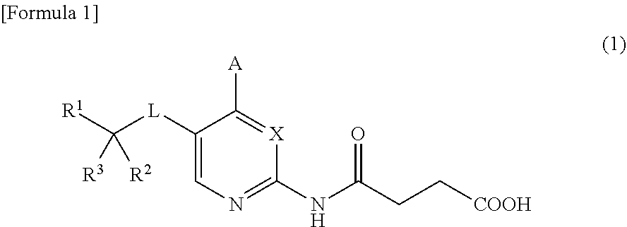 (2-heteroarylamino) succinic acid derivatives