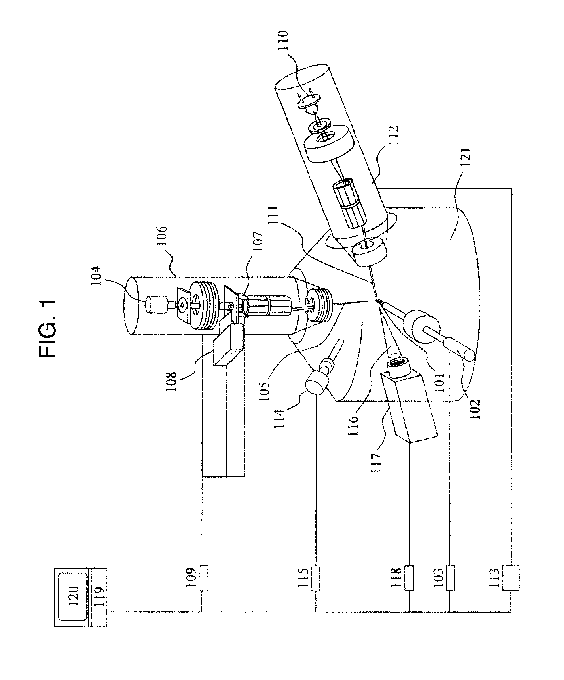 Charged particle beam device and method of manufacture of sample