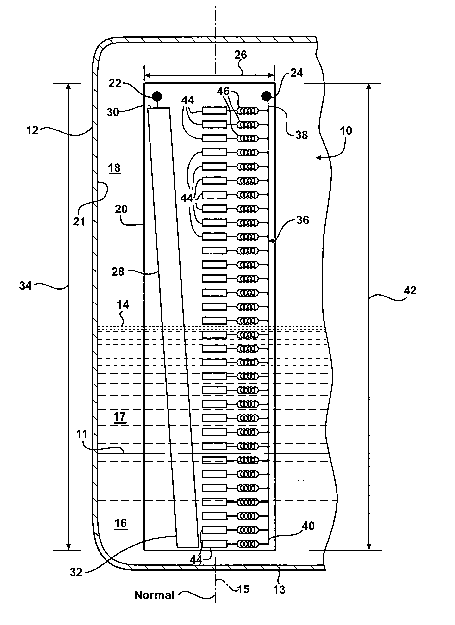 Method of measuring fluid phases in a reservoir