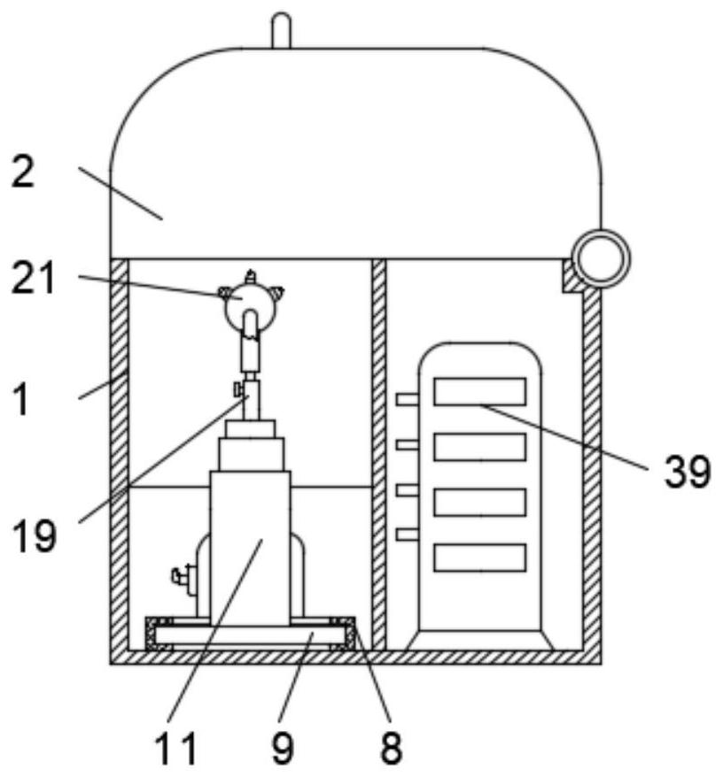 Detection device for detecting dust in atmosphere near iron mill