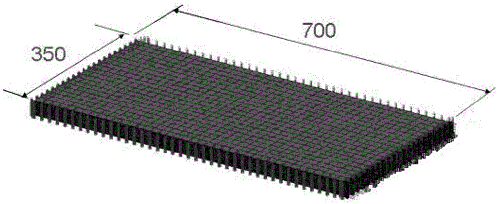 Method for optimized analysis of composite material reinforced wall plate structures