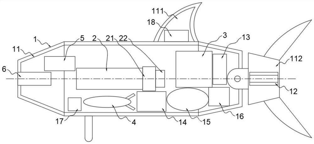 Bionic robotic fish for monitoring corrosion condition of underwater pile foundation of offshore wind plant