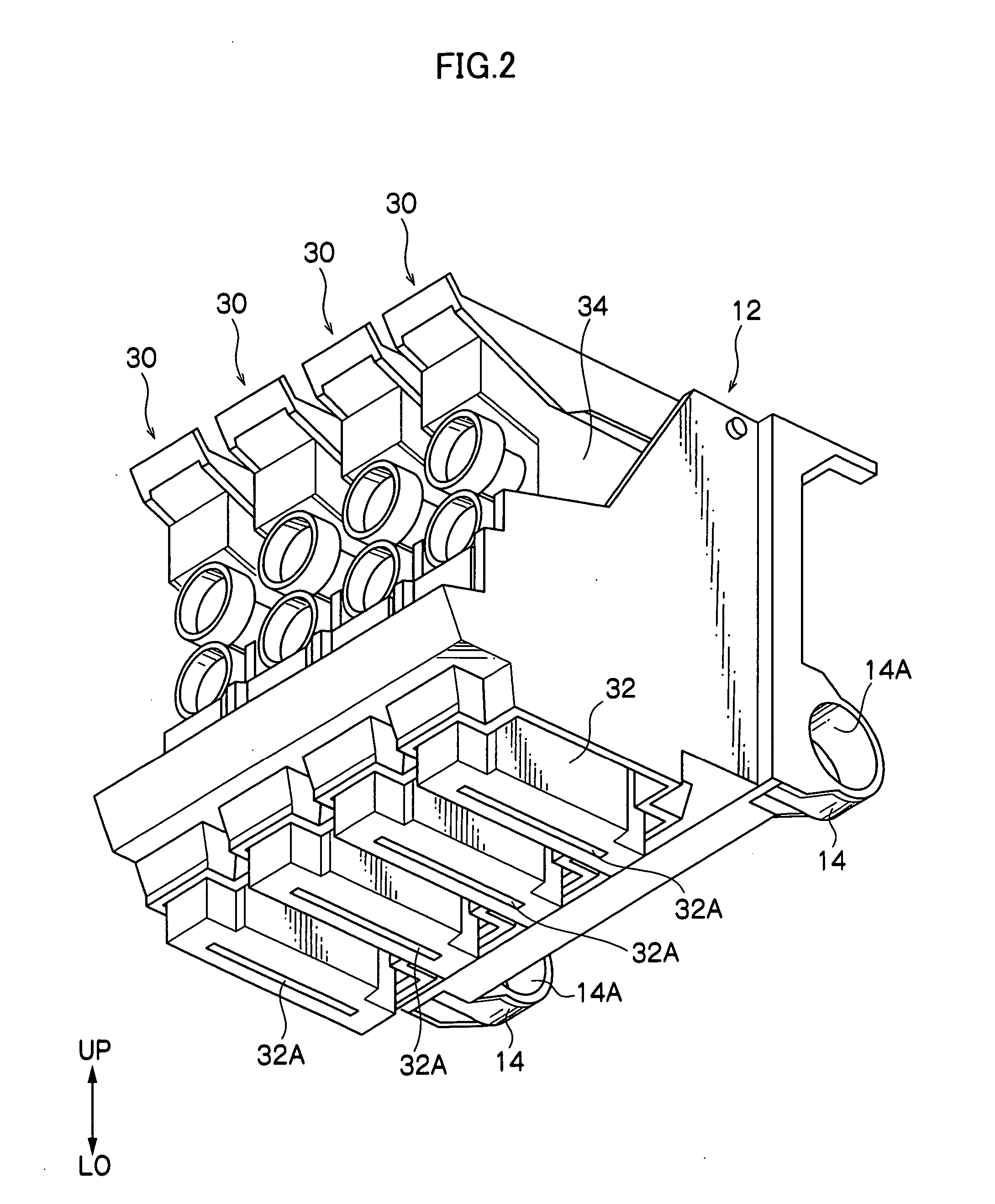 Liquid droplet ejecting head and liquid droplet ejecting apparatus