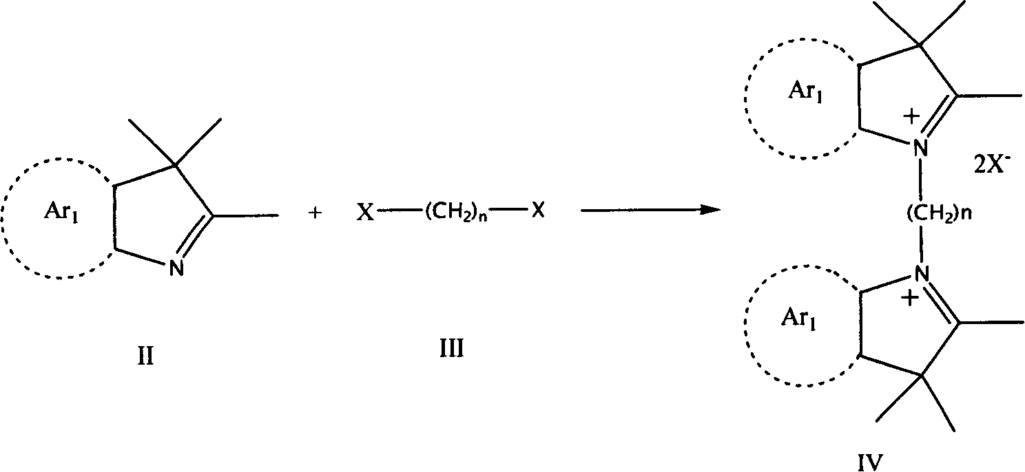 Dimer cyanine dye in use for DVD-R at high speed, and synthesis method