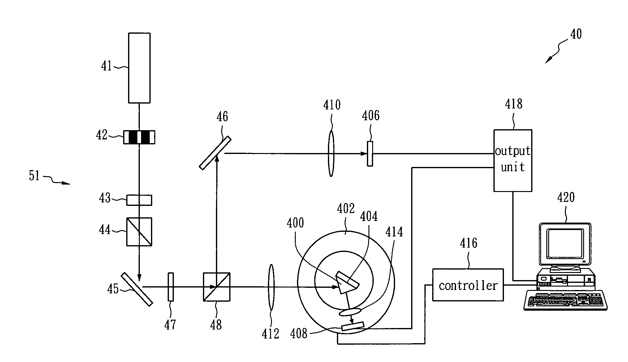 Measuring apparatus and method using surface plasmon resonance