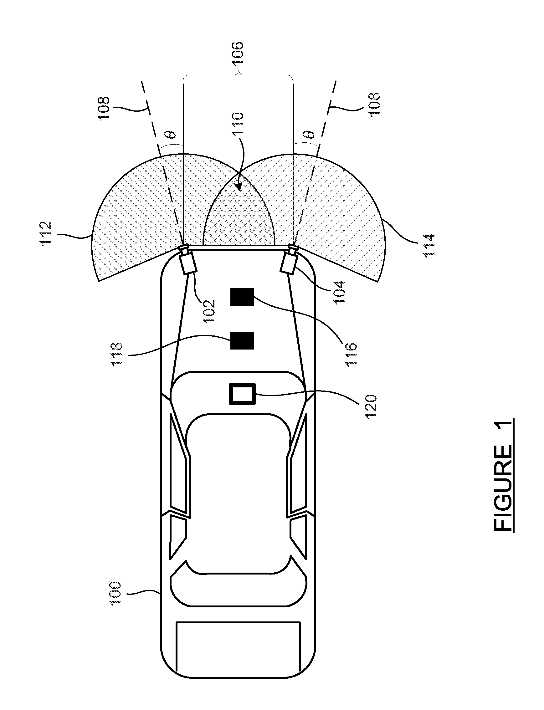 Enhanced front curb viewing system