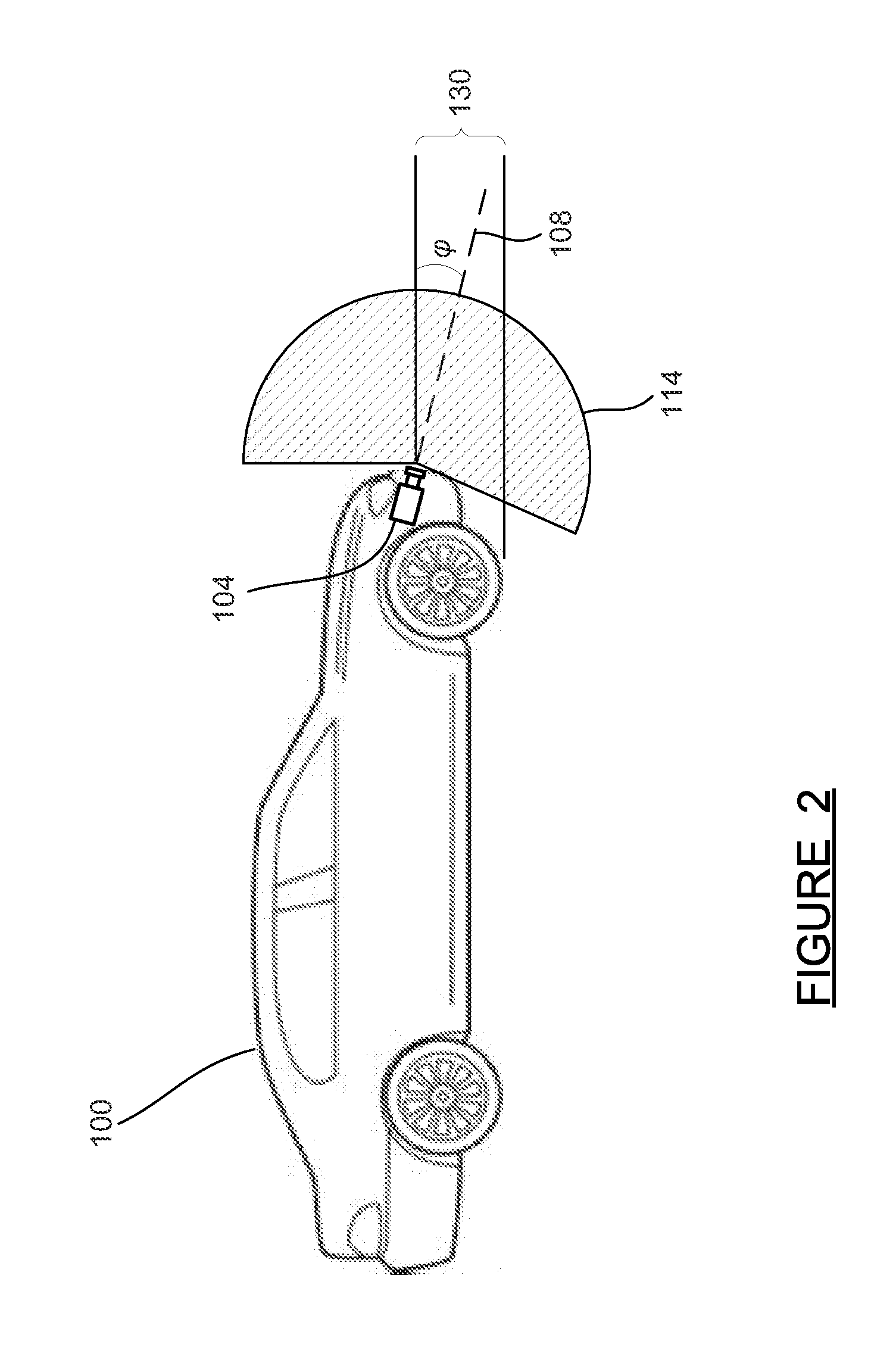 Enhanced front curb viewing system