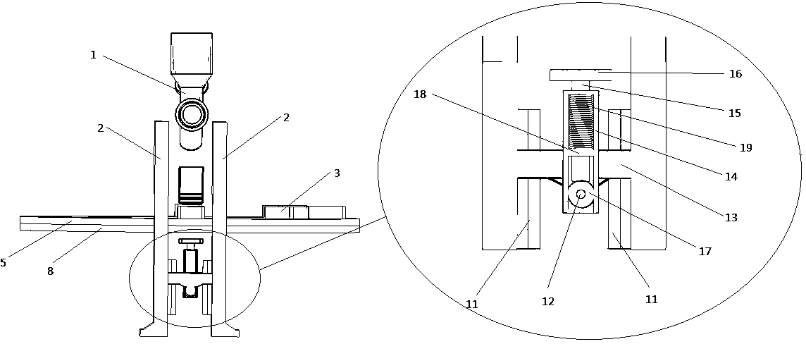 Rotary variable-frequency vibrating-compacting leaven making machine