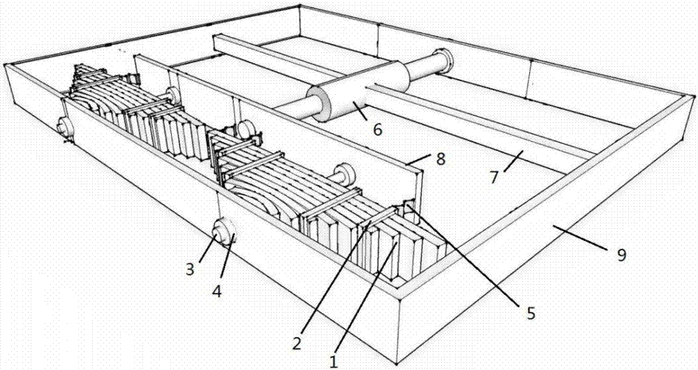 Combined hyperelastic laminated multi-curved plate vibration reduction and energy dissipation device for self-anchored suspension bridge