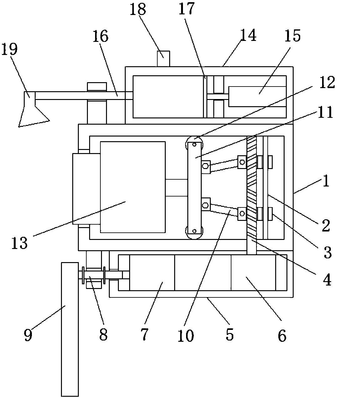 Automotive headlamp with dust removal function