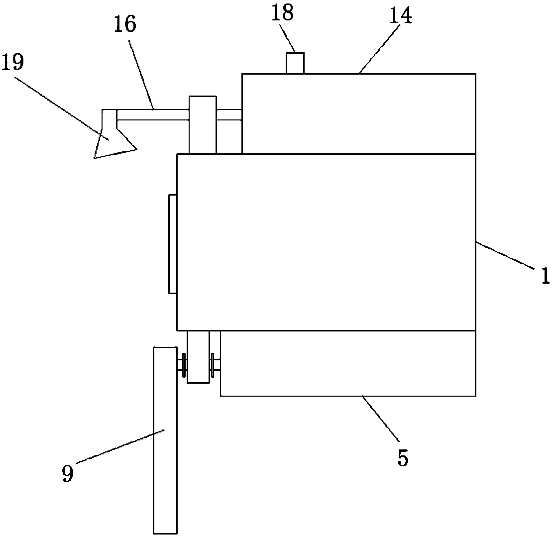 Automotive headlamp with dust removal function