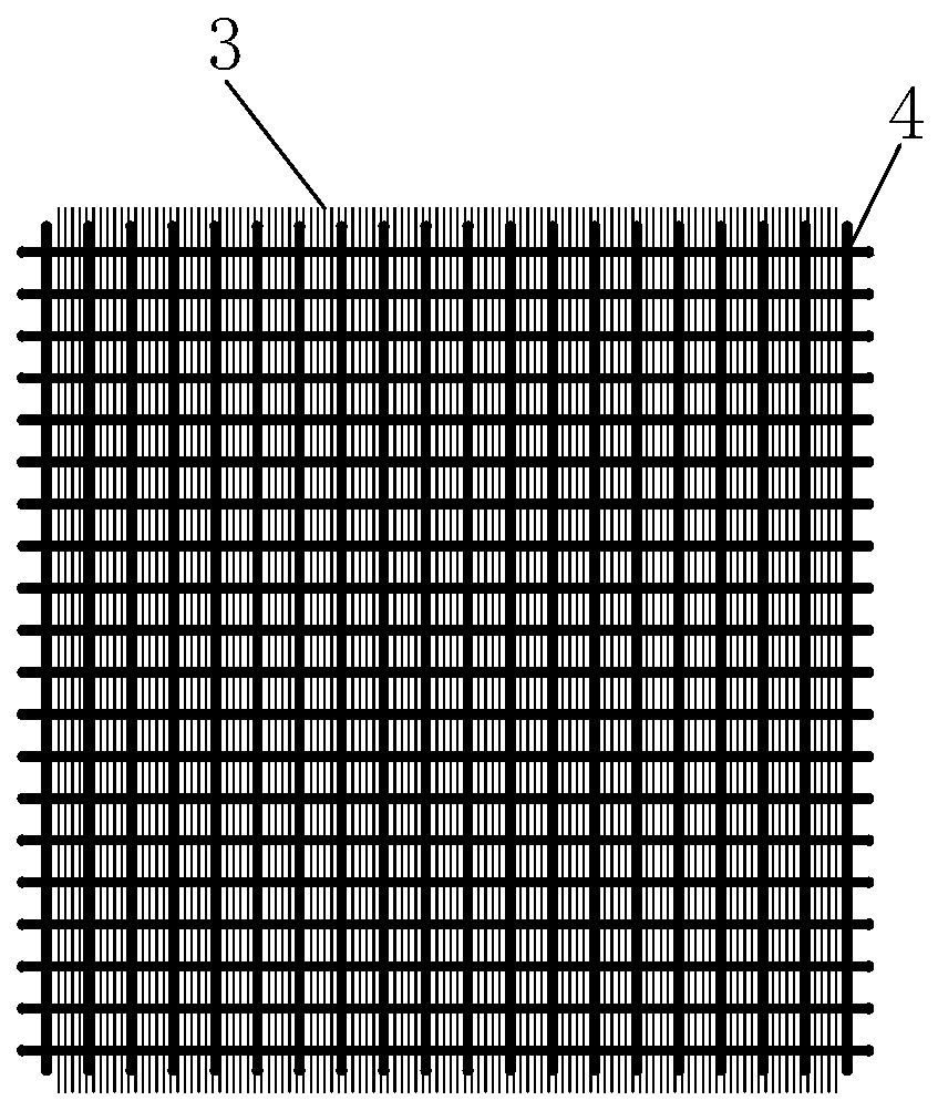 A kind of degreasing net and its processing method