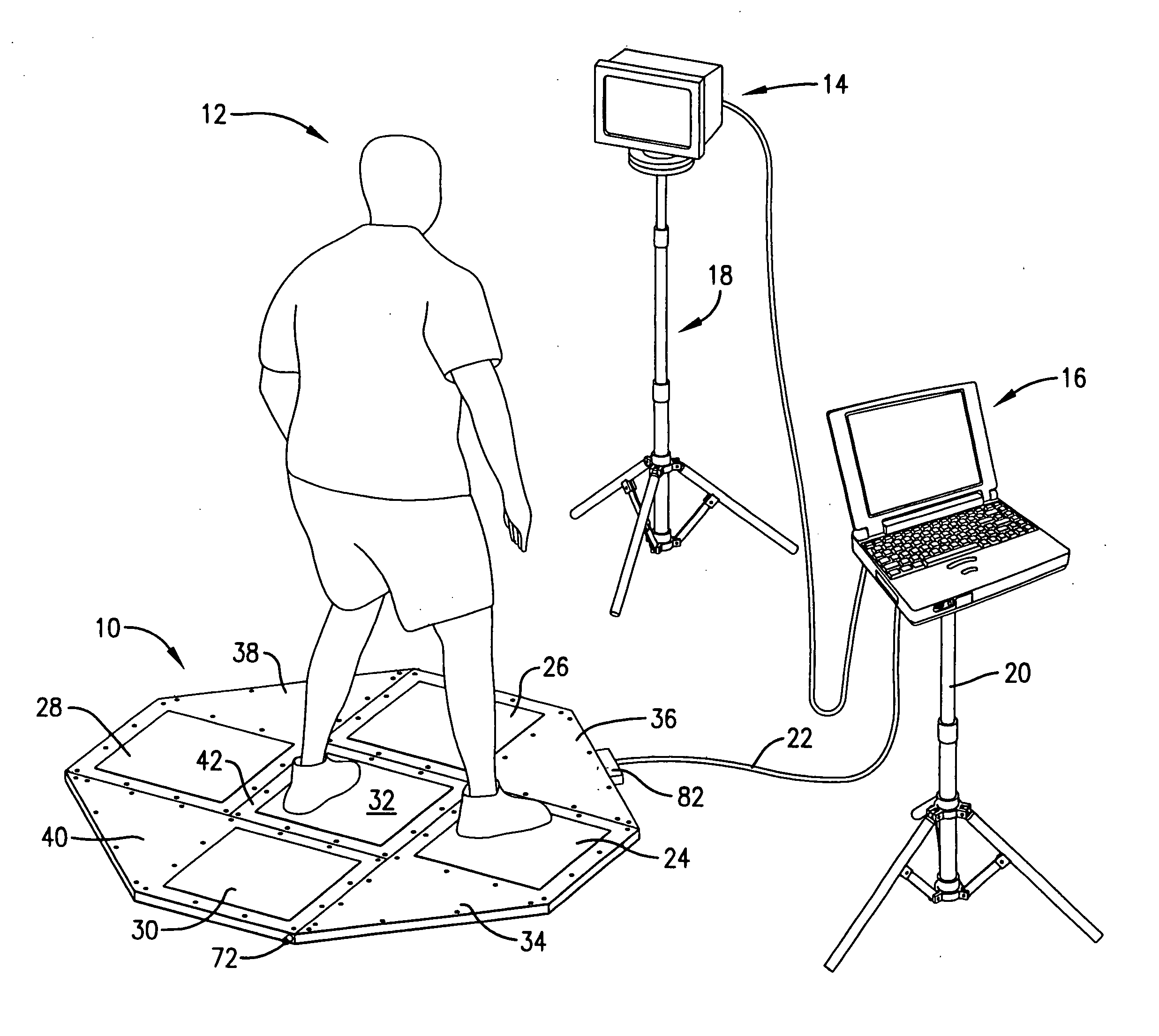 Method and apparatus for oculomotor performance testing