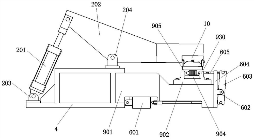 Reciprocating grinder automatic feeding and grinding clamp