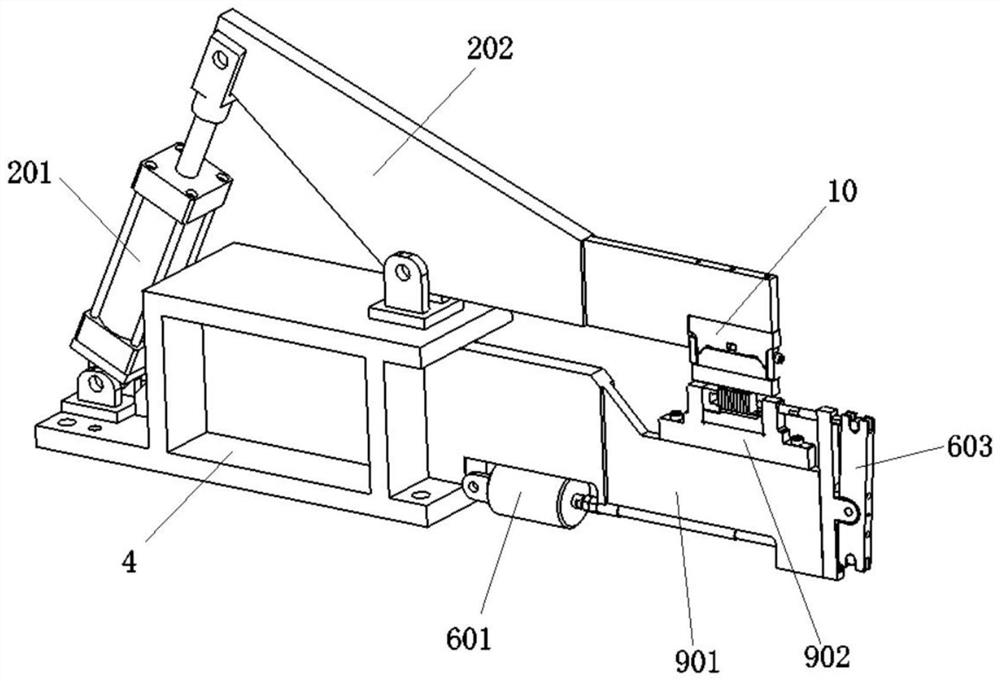 Reciprocating grinder automatic feeding and grinding clamp