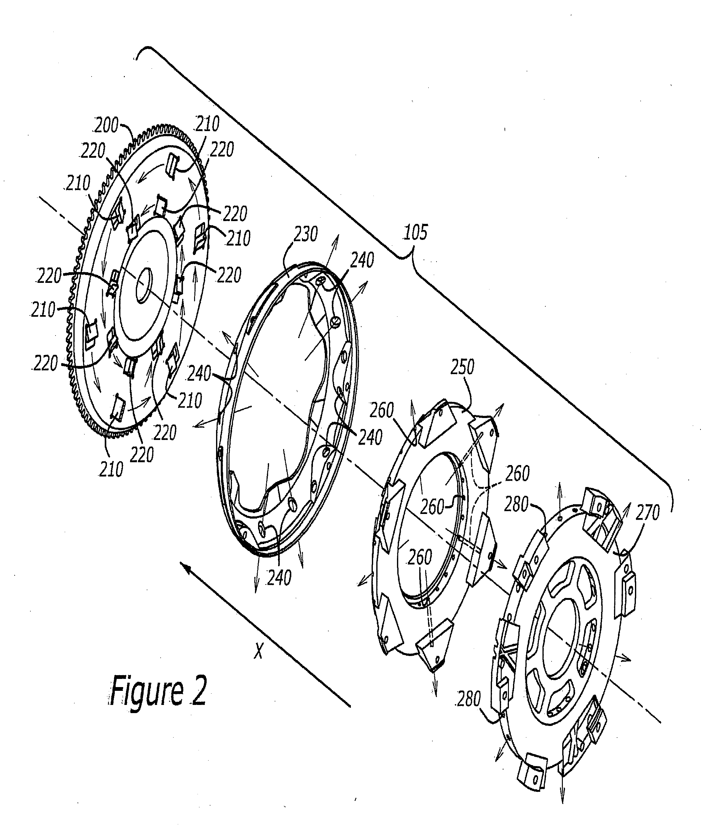 Dry-clutch transmission with cooling techniques