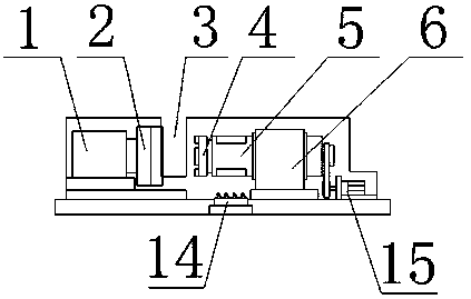 Rubber tire crushing device