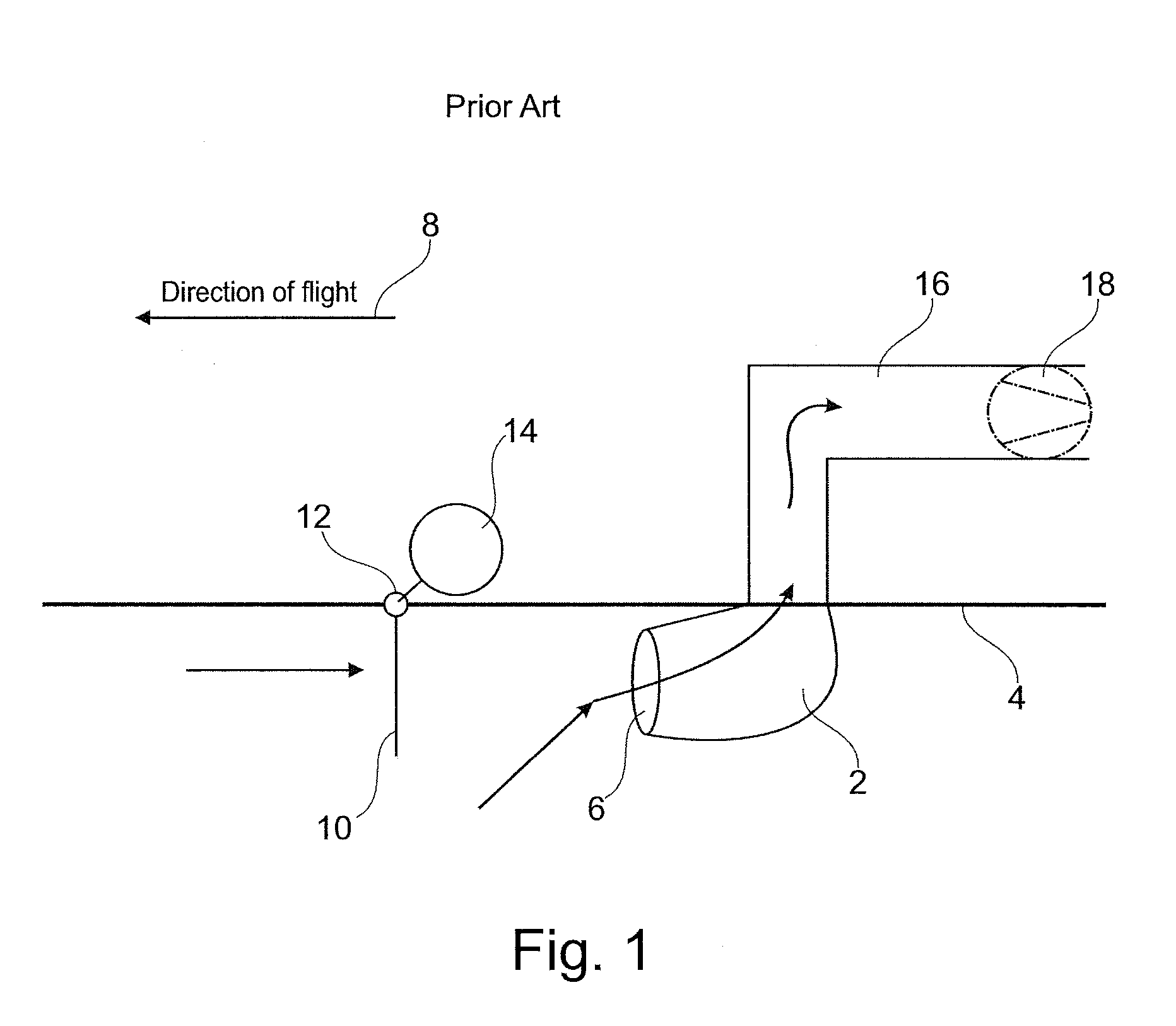 Fresh air inlet for an aircraft