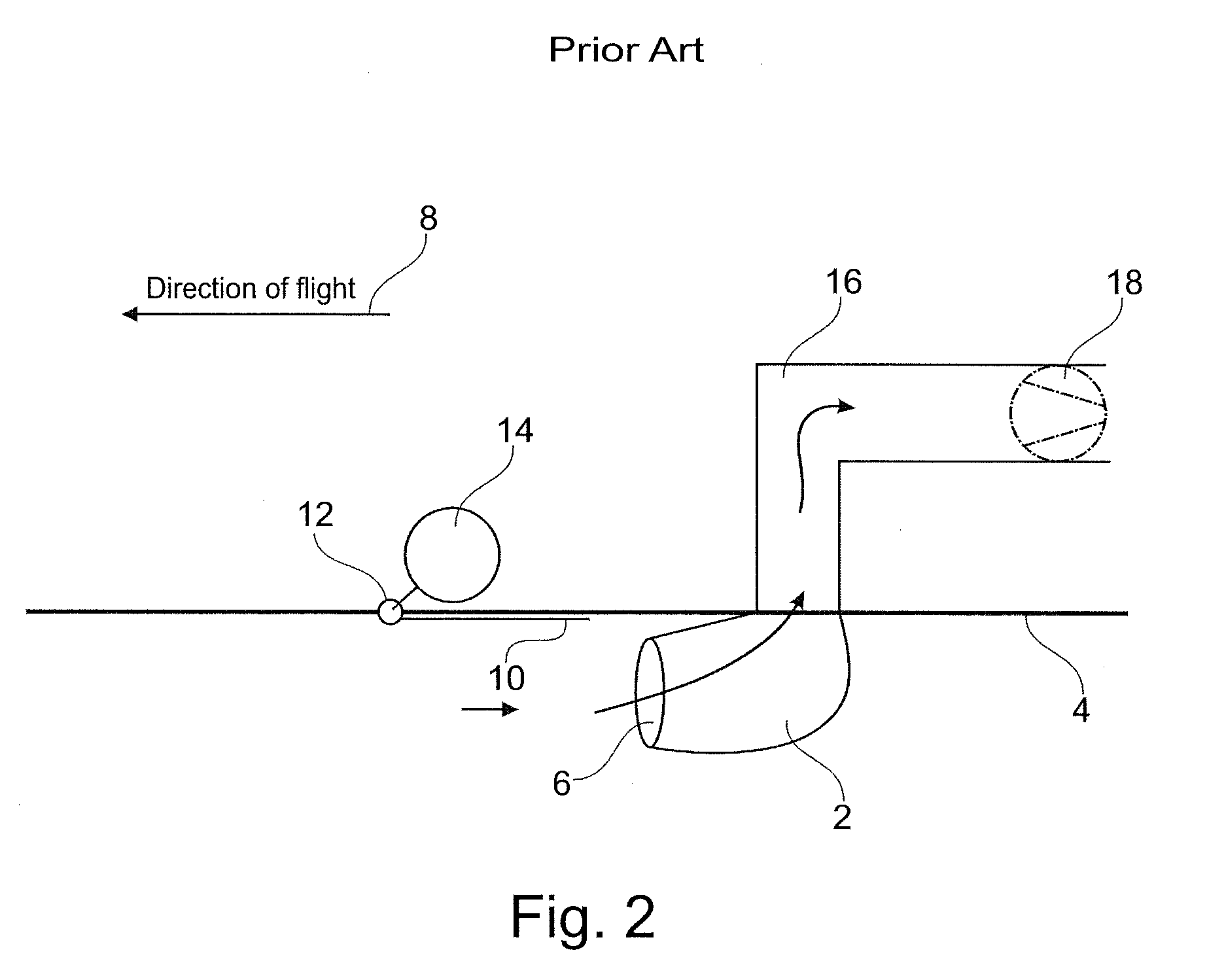 Fresh air inlet for an aircraft