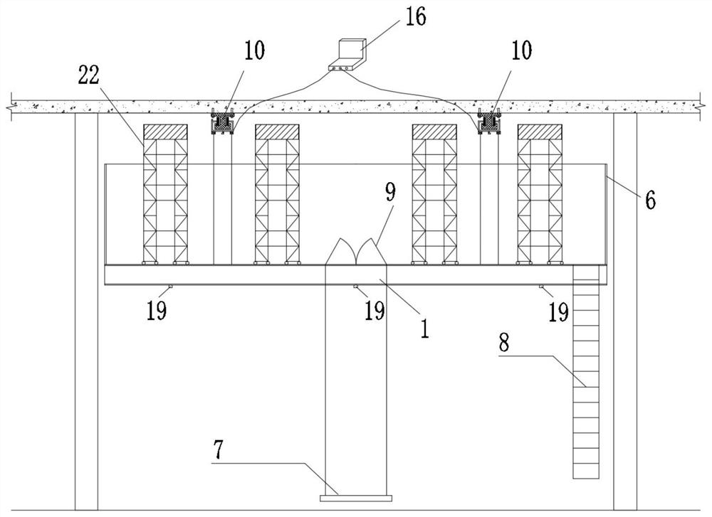 Transformation construction method for existing large space structure