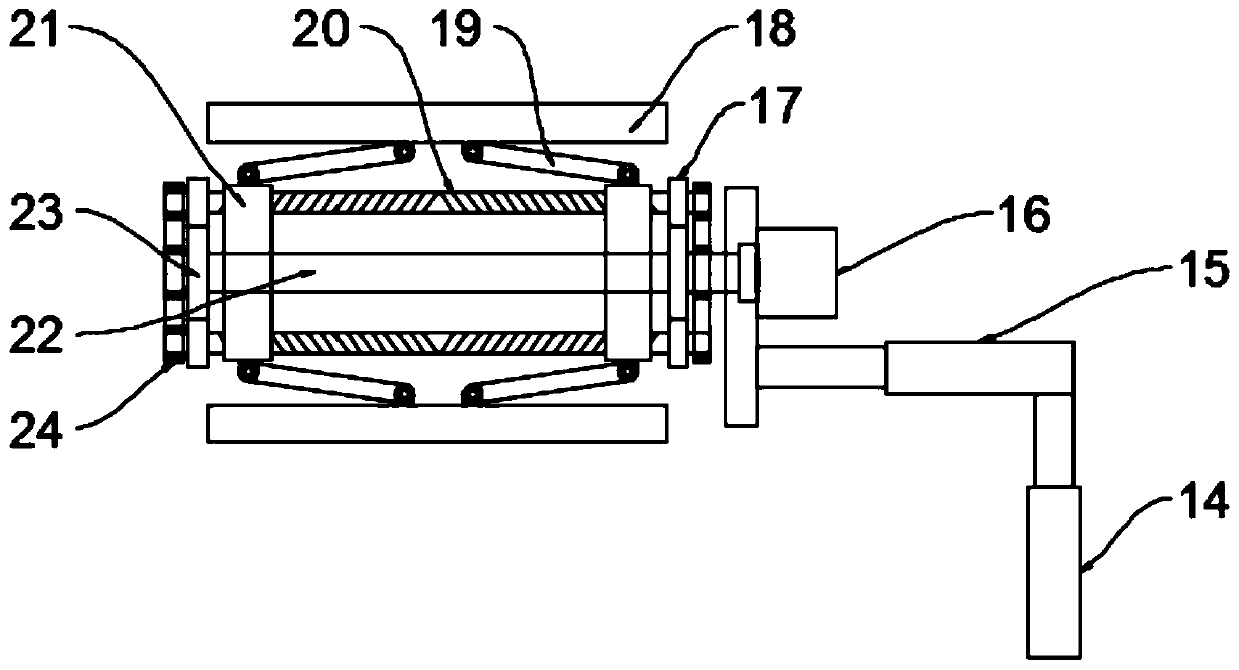 Steel tube clamping device for machining