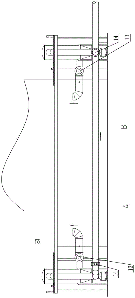 Electrode rotating double-station arc heating vacuum processing device and its application method