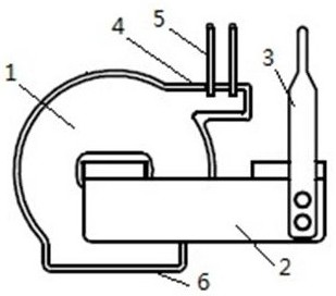 High-protection ammeter current transformer