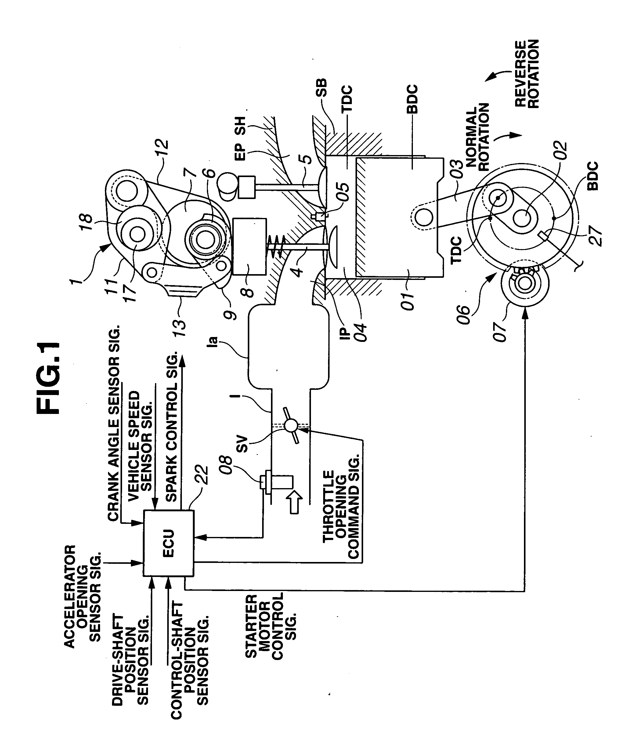 Variable valve actuation system of internal combustion engine