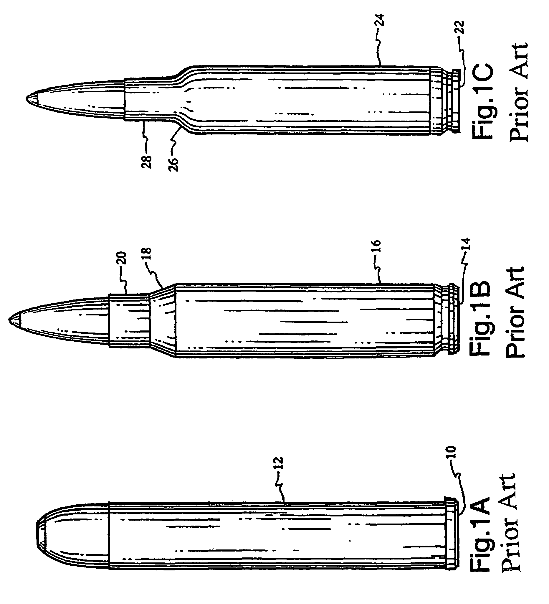 Firearm cartridge and case-less chamber